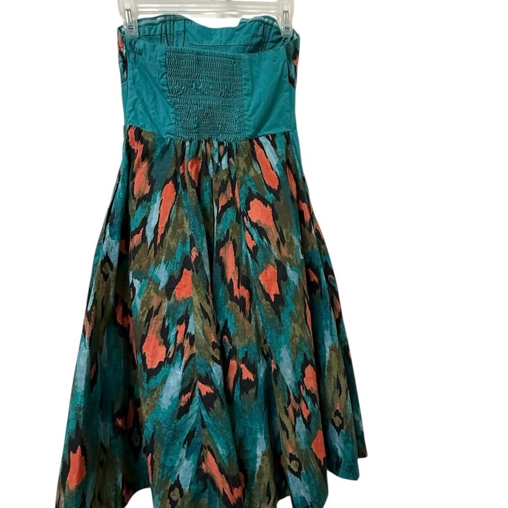 Anthropology girls from savoy Elegant Kids Formal Dress in Teal and Coral - Picture 4 of 16